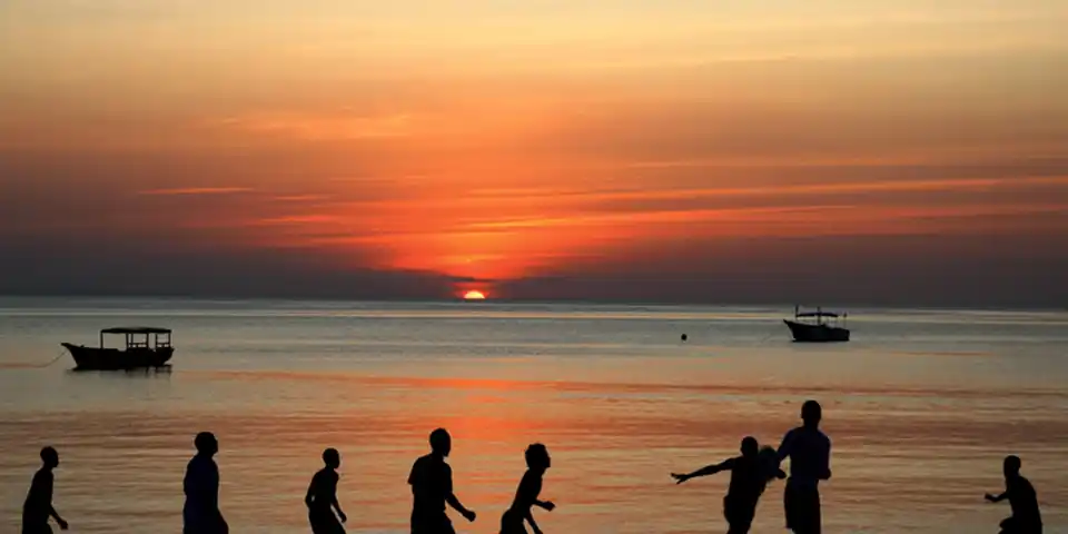 zanzibar sunset beach luxury
