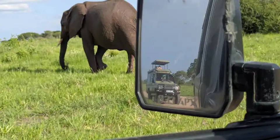 Private safari vehicle Tanzania January